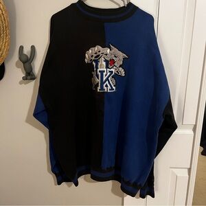 Vintage Kentucky Wildcats Embroidered Crewneck Sweatshirt